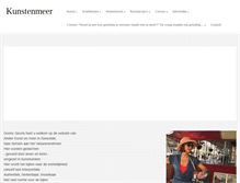 Tablet Screenshot of kunstenmeer.nl